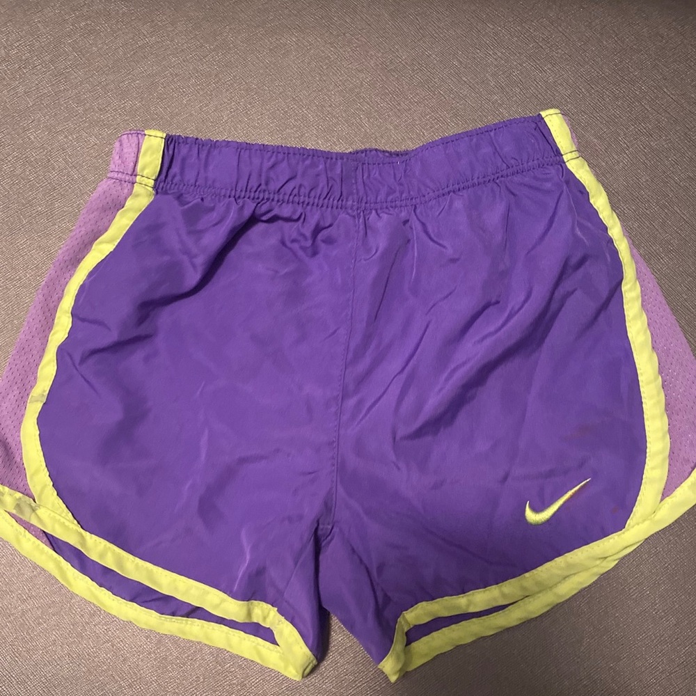 Girls purple Nike shorts